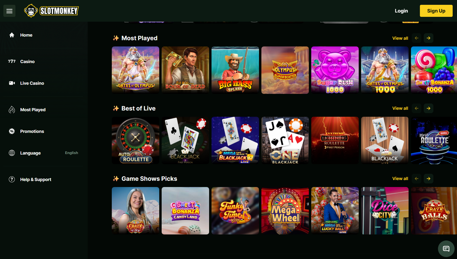 slotmonkey casino bounce